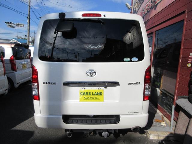 ハイエースバン ロングスーパーGL 運転席助手席エアバック LEDヘッドライト フォグランプ オートライト機能 フロントスポイラー タイミングベルト交換済 オートエアコン リアエアコン ディスプレーオーディオ Bカメラ ビルトインETC(8枚目)