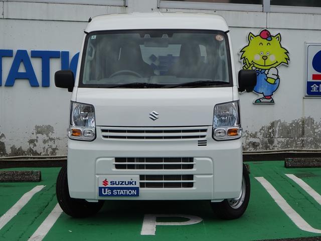 エブリイ ＰＡ　６型　ＦＲ　４ＡＴ　軽量衝撃吸収ボディー　歩行者傷害軽減ボディー・頭部衝撃軽減構造インテリア（前席）・運転席・助手席ＳＲＳエアバッグ・頚部衝撃緩和フロントシート・デュアルカメラブレーキサポート・誤発進抑制機能・車線逸脱警報機能（3枚目）