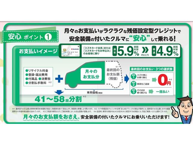 エブリイ ＰＡ　６型　ＦＲ　４ＡＴ　軽量衝撃吸収ボディー　歩行者傷害軽減ボディー・頭部衝撃軽減構造インテリア（前席）・運転席・助手席ＳＲＳエアバッグ・頚部衝撃緩和フロントシート・デュアルカメラブレーキサポート・誤発進抑制機能・車線逸脱警報機能（30枚目）