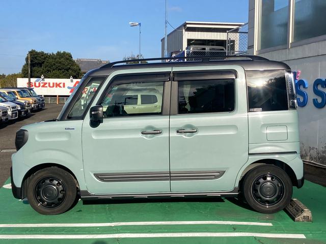 スペーシアギア ギア　ＨＹＢＲＩＤ　ＸＺターボ２型　ＦＦ　ＣＶＴ　全方位ナビ　全車速追従機能付クルーズコントロール・軽量衝撃吸収ボディー・サイドインパクトバー・盗難防止装置・カーテンエアバッグ・横滑り防止装置・衝突防止装置・衝突軽減装置・ヒルスタートアシスト・クリアランスソナー（3枚目）