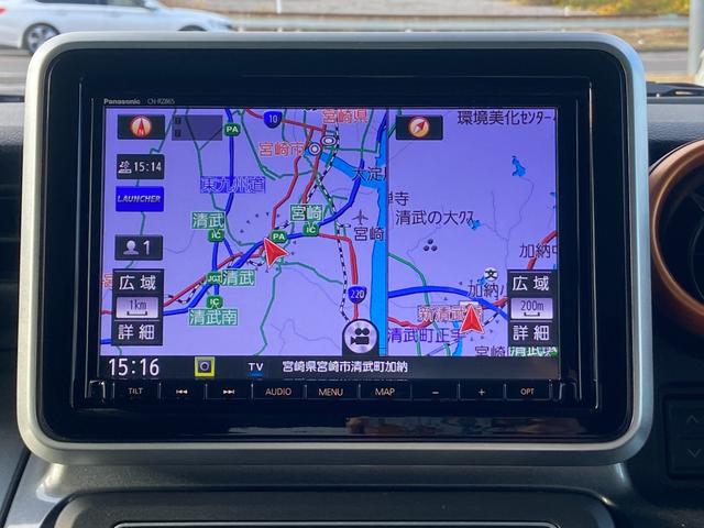 スペーシアギア ギア　ＨＹＢＲＩＤ　ＸＺターボ２型　ＦＦ　ＣＶＴ　全方位ナビ　全車速追従機能付クルーズコントロール・軽量衝撃吸収ボディー・サイドインパクトバー・盗難防止装置・カーテンエアバッグ・横滑り防止装置・衝突防止装置・衝突軽減装置・ヒルスタートアシスト・クリアランスソナー（12枚目）