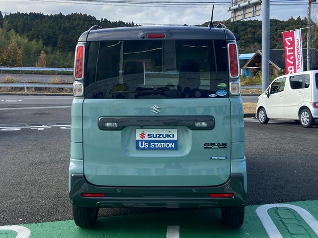 スペーシアギア ギア　ＨＹＢＲＩＤ　ＸＺターボ２型　ＦＦ　ＣＶＴ　全方位ナビ　全車速追従機能付クルーズコントロール・軽量衝撃吸収ボディー・サイドインパクトバー・盗難防止装置・カーテンエアバッグ・横滑り防止装置・衝突防止装置・衝突軽減装置・ヒルスタートアシスト・クリアランスソナー（18枚目）