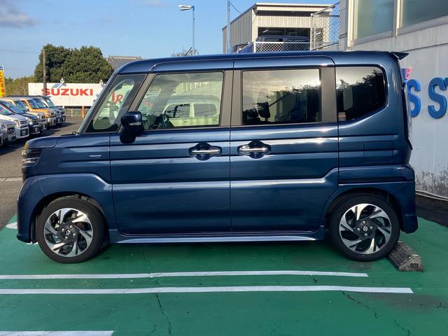スペーシアカスタム カスタム　ＨＹＢＲＩＤ　ＸＳターボ　全方位モニターナビ　アダプティブクルーズコントロール［全車速追従機能・停止保持機能付］・軽量衝撃吸収ボディー　ＴＥＣＴ〈テクト〉・デュアルセンサーブレーキサポートＩＩ・誤発進抑制機能・後方誤発進抑制機能（3枚目）