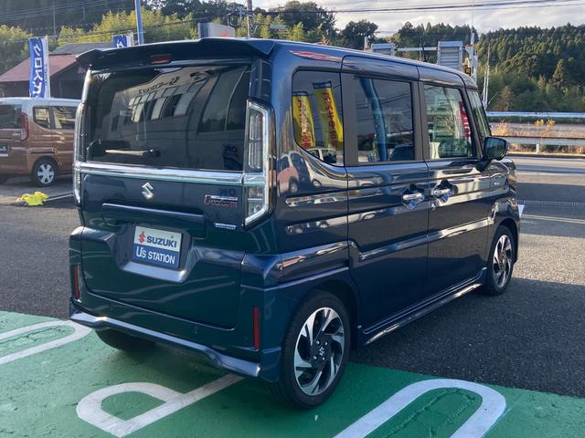 スペーシアカスタム カスタム　ＨＹＢＲＩＤ　ＸＳターボ　全方位モニターナビ　アダプティブクルーズコントロール［全車速追従機能・停止保持機能付］・軽量衝撃吸収ボディー　ＴＥＣＴ〈テクト〉・デュアルセンサーブレーキサポートＩＩ・誤発進抑制機能・後方誤発進抑制機能（17枚目）