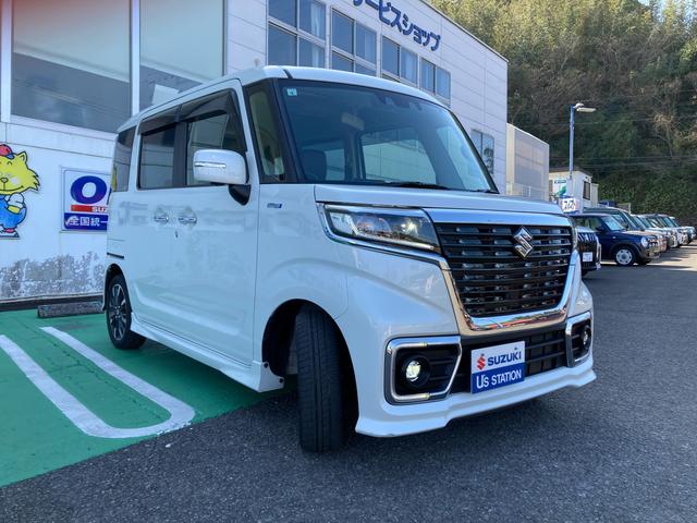 スペーシア カスタム　ＨＹＢＲＩＤ　ＸＳターボ　２型　ＦＦ　ＣＶＴ　運転席エアバッグ・助手席エアバッグ・サイドエアバッグ・サイドインパクトバー・軽量衝撃吸収ボディ・盗難防止装置・カーテンエアバッグ・横滑り防止装置・衝突防止装置・衝突軽減装置・クルーズコントロール（8枚目）