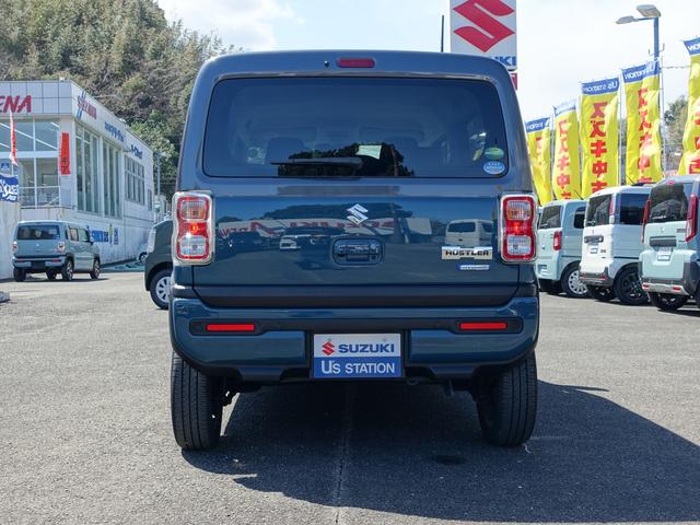 ハスラー ＨＹＢＲＩＤ　Ｘ　ＦＦ　ＣＶＴ　全方位モニターナビゲーション　軽量衝撃吸収ボディ・運転席エアバッグ・助手席エアバッグ・サイドエアバッグ・サイドインパクトバー・盗難防止装置・カーテンエアバッグ・横滑り防止装置・衝突防止装置・衝突軽減装置・クリアランスソナー（5枚目）