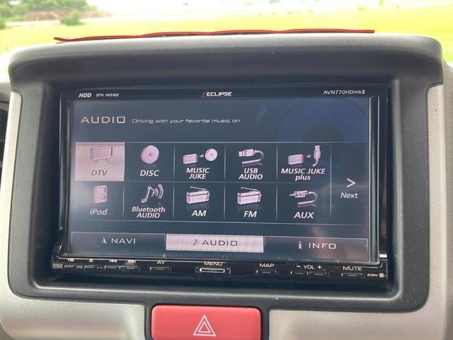 E エマージェンシーブレーキ 左側パワースライドドア インテリキー プッシュスタート HDDナビTV DVD Bluetooth シートカバー オートHID バイザー プライバシーガラス アルミホイール(28枚目)