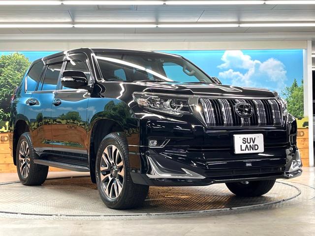 ランドクルーザープラド TX Lパッケージ モデリスタエアロ 禁煙車 9インチナビキット パノラミックビュー クリアランスソナー シートベンチレーション ブラック革シート ALPINEミラー型ドラレコ セーフティセンス レーダークルーズ ETC(17枚目)