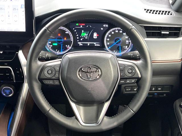 ハリアーハイブリッド Z レザーパッケージ 禁煙車 12.3インチナビ パノラミックビュー JBL ブラインドスポット シートベンチレーション 革シート メモリー付パワーシート ハンズフリーパワーバックドア セーフティセンス レーダークルーズ(12枚目)