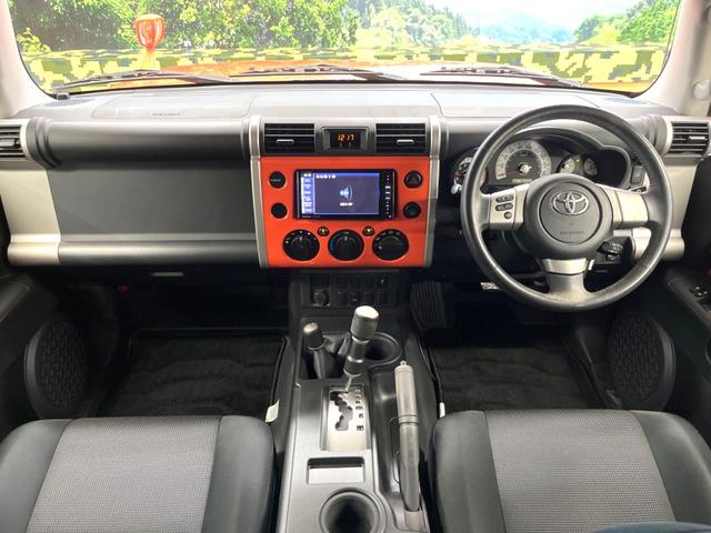 FJクルーザー カラーパッケージ 禁煙車 Panasonicナビフルセグ バックカメラ ドライブレコーダー ETC Bluetooth クルーズコントロール バックソナー リアフォグランプ 革巻きステアリング(2枚目)