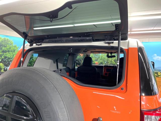 FJクルーザー カラーパッケージ 禁煙車 Panasonicナビフルセグ バックカメラ ドライブレコーダー ETC Bluetooth クルーズコントロール バックソナー リアフォグランプ 革巻きステアリング(44枚目)