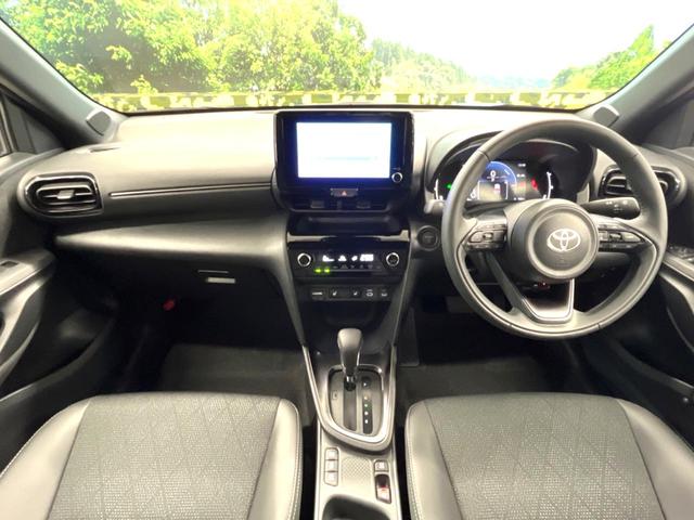 ヤリスクロス ハイブリッドZ 登録済未使用車 純正8インチナビ パノラミックビュー セーフティセンス レーダークルーズ ブラインドスポット ステアリングヒーター シートヒーター パワーシート ハーフレザーシート ETC2.0(2枚目)