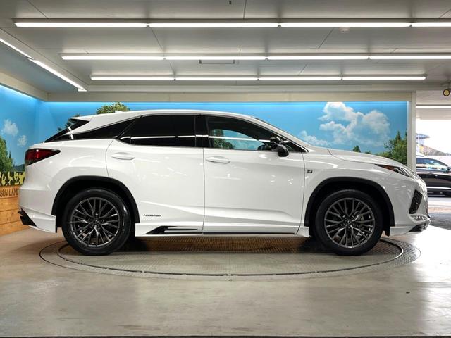 RX RX450h Fスポーツ サンルーフ フルエアロ 純正SDナビ バックカメラ 100V電源 プリクラッシュセーフティ レーダークルーズ 禁煙車 パワーバックドア レザーシート 全席シートヒーター ドライブレコーダー ETC(30枚目)