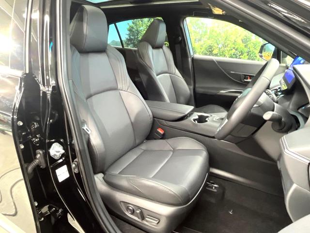 ハリアーハイブリッド Z レザーパッケージ 登録済未使用車 調光パノラマルーフ 純正12.3型ナビ JBL 全周囲カメラ セーフティセンス レーダークルーズ 電動リアゲート 黒革 シートベンチレーション ドラレコ コーナーセンサー LEDヘッド(8枚目)