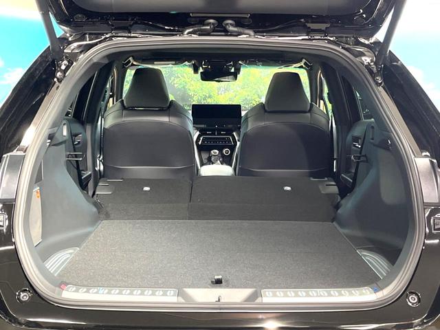 ハリアーハイブリッド Z レザーパッケージ 登録済未使用車 調光パノラマルーフ 純正12.3型ナビ JBL 全周囲カメラ セーフティセンス レーダークルーズ 電動リアゲート 黒革 シートベンチレーション ドラレコ コーナーセンサー LEDヘッド(10枚目)