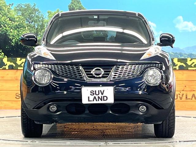 ジューク 15RX タイプV carrozzeriaSDナビ 禁煙車 ETC オートライト オートエアコン Bluetooth CD DVD再生 革巻きステアリング フルセグ 16インチスチールホイール(13枚目)