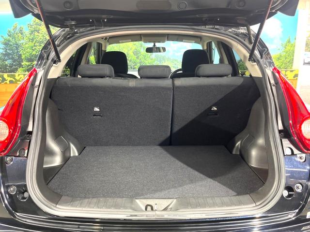 ジューク 15RX タイプV carrozzeriaSDナビ 禁煙車 ETC オートライト オートエアコン Bluetooth CD DVD再生 革巻きステアリング フルセグ 16インチスチールホイール(29枚目)