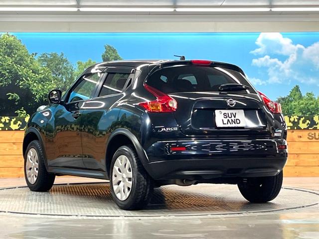 ジューク 15RX タイプV carrozzeriaSDナビ 禁煙車 ETC オートライト オートエアコン Bluetooth CD DVD再生 革巻きステアリング フルセグ 16インチスチールホイール(32枚目)