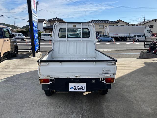 サンバートラック 　４ＷＤ　ギア車　エアコン　パワステ　車検整備付　６６，０００キロ　エアバック（12枚目）