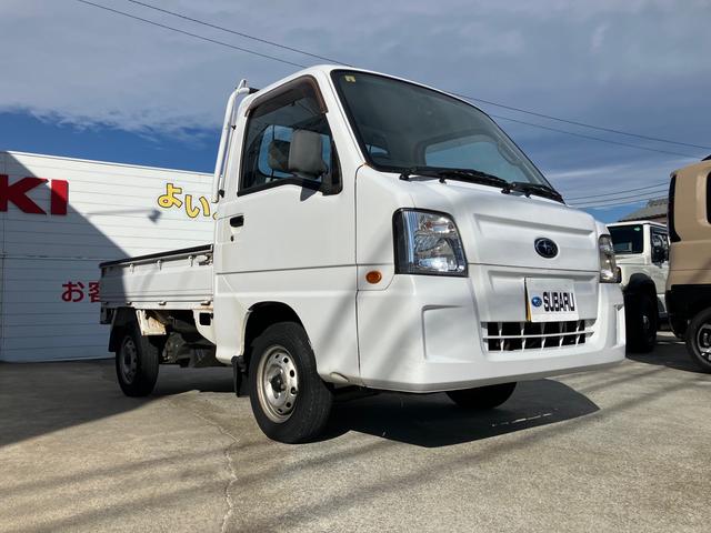 サンバートラック 　４ＷＤ　ギア車　エアコン　パワステ　車検整備付　６６，０００キロ　エアバック（15枚目）