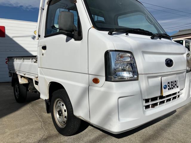 サンバートラック 　４ＷＤ　ギア車　エアコン　パワステ　車検整備付　６６，０００キロ　エアバック（17枚目）