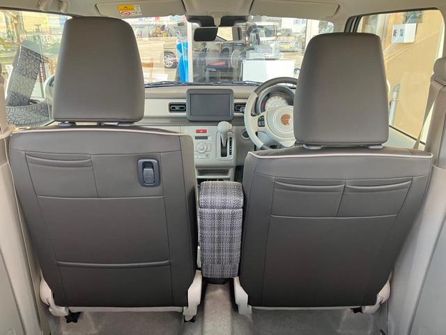 アルトラパンＬＣ ハイブリッドＬ　届出済未使用車　１０キロ　衝突被害軽減ブレーキ　クリアランスソナー　ＵＳＢソケット　シートヒーター　ステアリングスイッチ　ＨＩＤヘッドライト　プッシュスタート　スマートキー　電動格納ミラー　記録簿（30枚目）