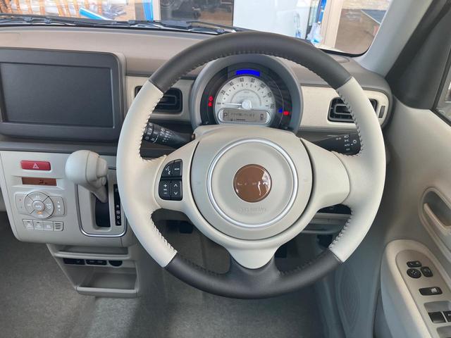 アルトラパンＬＣ ハイブリッドＬ　届出済未使用車　１０キロ　衝突被害軽減ブレーキ　クリアランスソナー　ＵＳＢソケット　シートヒーター　ステアリングスイッチ　ＨＩＤヘッドライト　プッシュスタート　スマートキー　電動格納ミラー　記録簿（33枚目）