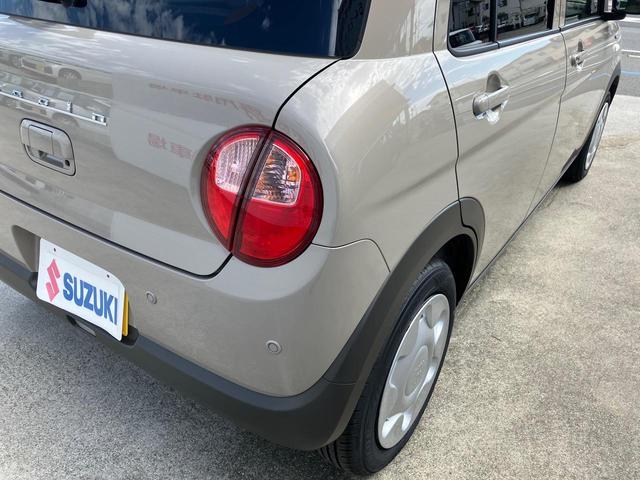 アルトラパン ハイブリッドＬ　届出済未使用車　１０キロ　衝突被害軽減ブレーキ　クリアランスソナー　ＵＳＢソケット　シートヒーター　ステアリングスイッチ　ＨＩＤヘッドライト　プッシュスタート　スマートキー　電動格納ミラー　記録簿（26枚目）
