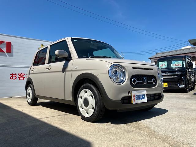 アルトラパンＬＣ Ｌ　届出済未使用車　１０キロ　衝突被害軽減ブレーキ　クリアランスソナー　ＵＳＢソケット　シートヒーター　ステアリングスイッチ　ＨＩＤヘッドライト　プッシュスタート　スマートキー　電動格納ミラー　記録簿（19枚目）