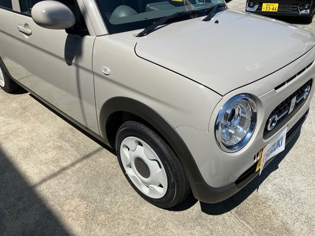 アルトラパンＬＣ Ｌ　届出済未使用車　１０キロ　衝突被害軽減ブレーキ　クリアランスソナー　ＵＳＢソケット　シートヒーター　ステアリングスイッチ　ＨＩＤヘッドライト　プッシュスタート　スマートキー　電動格納ミラー　記録簿（21枚目）