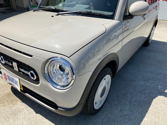アルトラパンＬＣ Ｌ　届出済未使用車　１０キロ　衝突被害軽減ブレーキ　クリアランスソナー　ＵＳＢソケット　シートヒーター　ステアリングスイッチ　ＨＩＤヘッドライト　プッシュスタート　スマートキー　電動格納ミラー　記録簿（22枚目）
