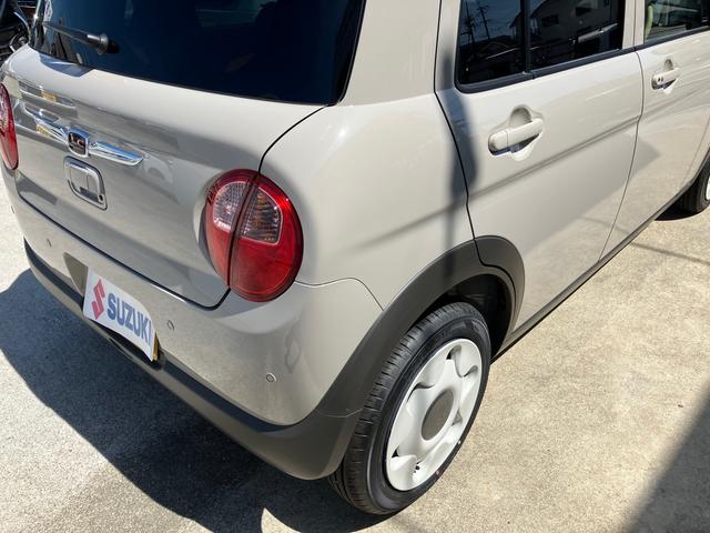 アルトラパンＬＣ Ｌ　届出済未使用車　１０キロ　衝突被害軽減ブレーキ　クリアランスソナー　ＵＳＢソケット　シートヒーター　ステアリングスイッチ　ＨＩＤヘッドライト　プッシュスタート　スマートキー　電動格納ミラー　記録簿（24枚目）