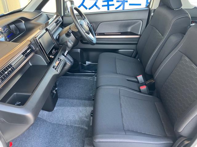 ワゴンＲカスタムＺ ハイブリッドＺＸ　届出済未使用車　１０キロ　衝突被害軽減ブレーキ　クリアランスソナー　ＵＳＢソケット　シートヒーター　ステアリングスイッチ　ＬＥＤヘッドライト　プッシュスタート　スマートキー　電動格納ミラー　記録簿（46枚目）
