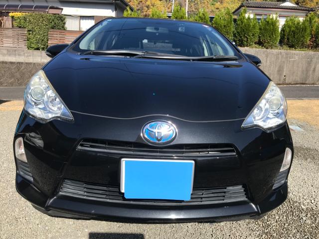 アクア Ｓ　ナビ地デジ　ＥＴＣ　電格サイドミラー　オートライト　プッシュスタート　ドラレコ前後　タイヤ交換済（2枚目）