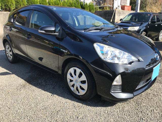 アクア Ｓ　ナビ地デジ　ＥＴＣ　電格サイドミラー　オートライト　プッシュスタート　ドラレコ前後　タイヤ交換済（3枚目）