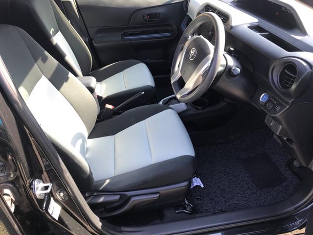 アクア Ｓ　ナビ地デジ　ＥＴＣ　電格サイドミラー　オートライト　プッシュスタート　ドラレコ前後　タイヤ交換済（9枚目）