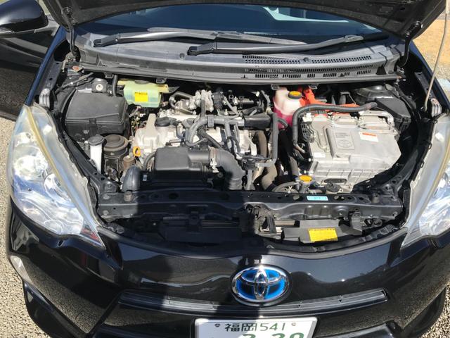 アクア Ｓ　ナビ地デジ　ＥＴＣ　電格サイドミラー　オートライト　プッシュスタート　ドラレコ前後　タイヤ交換済（32枚目）