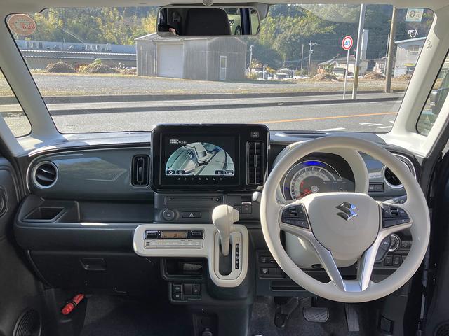 ワゴンＲスマイル ハイブリッドＳ　デュアルセンサーブレーキサポート２　マイルドハイブリッド　電動左側スライドドア　全方位ナビ　ＣＶＴ　オートエアコン　リモコンキー　キーレススタート　オートライト　オーディオスイッチ　ＡＣＣ　ＬＥＤ（12枚目）