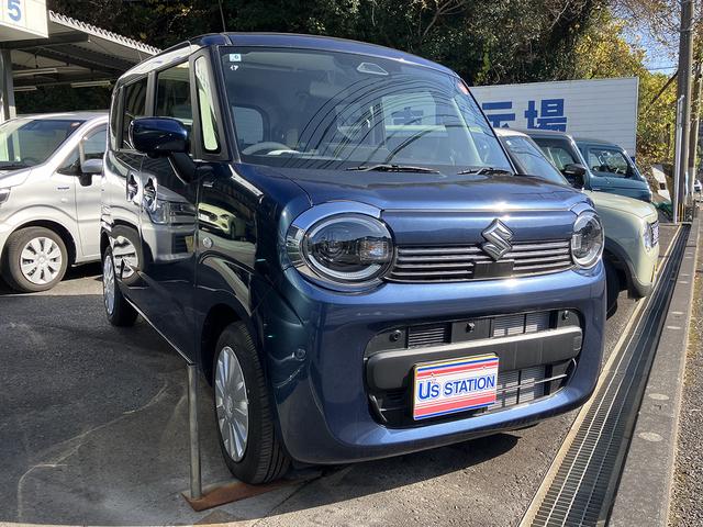 ワゴンＲスマイル ハイブリッドＳ　デュアルセンサーブレーキサポート２　マイルドハイブリッド　電動左側スライドドア　全方位ナビ　ＣＶＴ　オートエアコン　リモコンキー　キーレススタート　オートライト　オーディオスイッチ　ＡＣＣ　ＬＥＤ（53枚目）