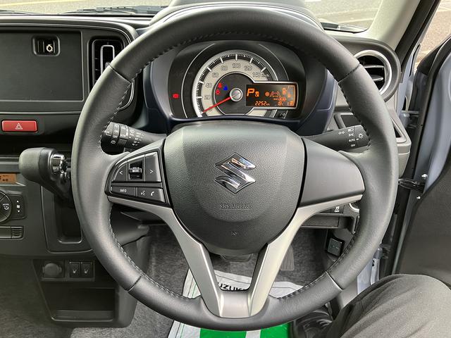 アルト ハイブリッドＸ　デュアルセンサーブレーキサポートＩＩ　マイルドハイブリッド　オーディオレス　全方位カメラ　ＣＶＴ　リモコンキー　キーレススタート　オートエアコン　オーディオスイッチ　シートヒーター　ＬＥＤ　アルミ（12枚目）