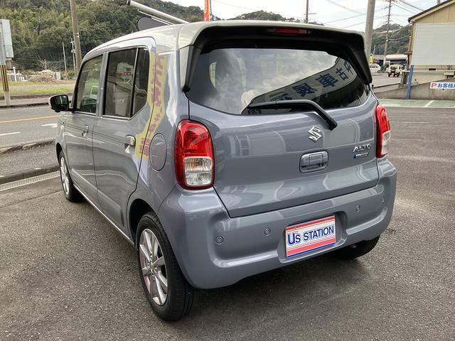 アルト ハイブリッドＸ　デュアルセンサーブレーキサポートＩＩ　マイルドハイブリッド　オーディオレス　全方位カメラ　ＣＶＴ　リモコンキー　キーレススタート　オートエアコン　オーディオスイッチ　シートヒーター　ＬＥＤ　アルミ（49枚目）