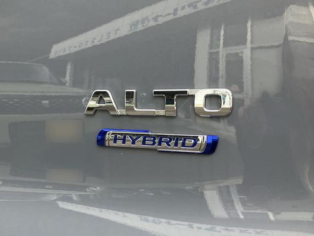アルト ハイブリッドＸ　デュアルセンサーブレーキサポートＩＩ　マイルドハイブリッド　オーディオレス　全方位カメラ　ＣＶＴ　リモコンキー　キーレススタート　オートエアコン　オーディオスイッチ　シートヒーター　ＬＥＤ　アルミ（52枚目）