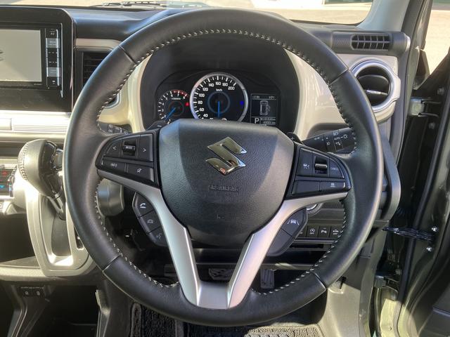 クロスビー ハイブリッドMZ 衝突被害軽減ブレーキ マイルドハイブリッド ターボ 6AT ナビ 全方位カメラ オートエアコン リモコンキー キーレススタート オートライト シートヒーター オーディオスイッチ ACC LED アルミ(13枚目)