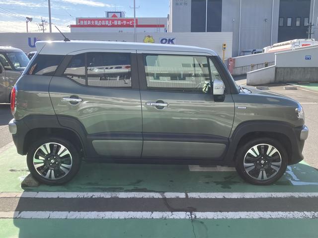 クロスビー ハイブリッドMZ 衝突被害軽減ブレーキ マイルドハイブリッド ターボ 6AT ナビ 全方位カメラ オートエアコン リモコンキー キーレススタート オートライト シートヒーター オーディオスイッチ ACC LED アルミ(49枚目)