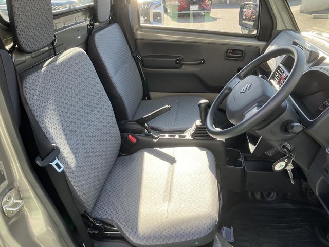 キャリイトラック KCエアコン・パワステ デュアルカメラブレーキサポート ドライブセレクト4WD アイドリングストップ 5MT AM/FMラジオ マニュアルエアコン パワステ パワーウィンドウ キーレス オートライト ヘッドライトレベライザー(8枚目)