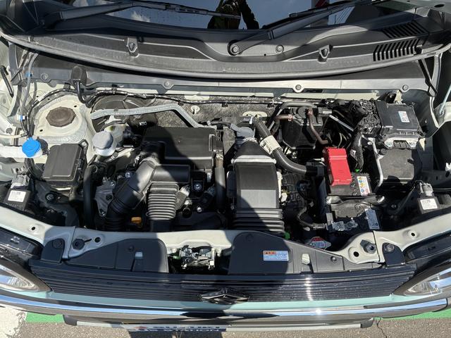 ハスラー タフワイルドターボ　デュアルカメラブレーキサポート　マイルドハイブリッド　全方位ナビ　ＣＶＴ　オートエアコン　キーレススタート　オートライト　　シートヒーター　ＥＳＰ　オーディオスイッチ　ＡＣＣ　ＬＥＤ　フォグ　アルミ（63枚目）