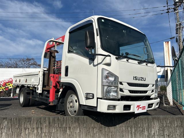 エルフトラック 　ＭＴ　後輪ダブル　ドライブレコーダー　ナビ　ＴＶ　アイドリングストップ　電動格納ミラー　ＥＳＣ　エアコン　パワーステアリング（2枚目）