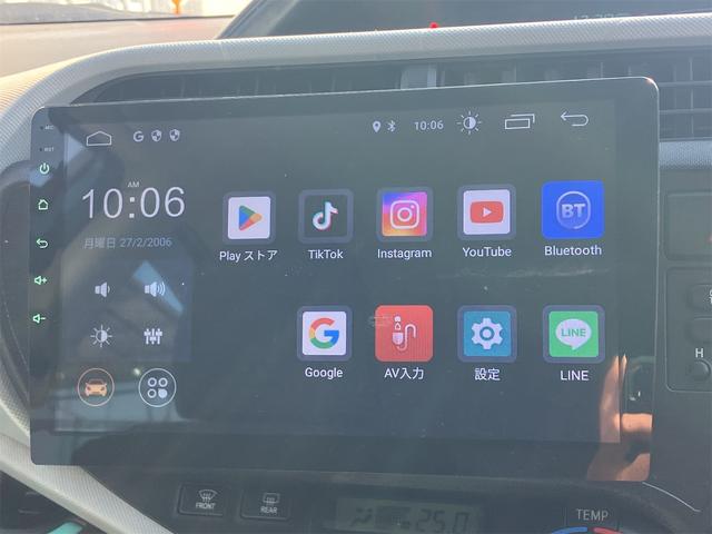 アクア Ｓ　ＥＴＣ　ナビ　アルミホイール　オートライト　スマートキー　電動格納ミラー　ＣＶＴ　衝突安全ボディ　ＡＢＳ　ＥＳＣ　Ｂｌｕｅｔｏｏｔｈ　エアコン　パワーステアリング　パワーウィンドウ　ＢＴ交換済（4枚目）