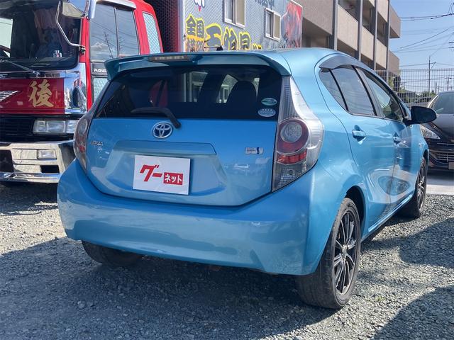 アクア Ｓ　ＥＴＣ　ナビ　アルミホイール　オートライト　スマートキー　電動格納ミラー　ＣＶＴ　衝突安全ボディ　ＡＢＳ　ＥＳＣ　Ｂｌｕｅｔｏｏｔｈ　エアコン　パワーステアリング　パワーウィンドウ　ＢＴ交換済（14枚目）