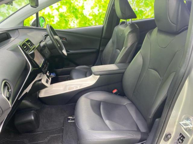 プリウス Ａプレミアム　保証書／純正　９インチ　ＳＤナビ／衝突安全装置／シートヒーター／車線逸脱防止支援システム／シート　合皮／パーキングアシスト　バックガイド／パーキングアシスト　自動操舵　衝突被害軽減システム　ドラレコ（6枚目）